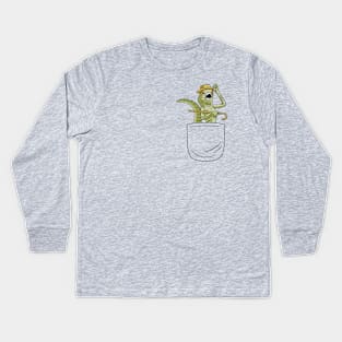 Check, please! Pocket Kids Long Sleeve T-Shirt